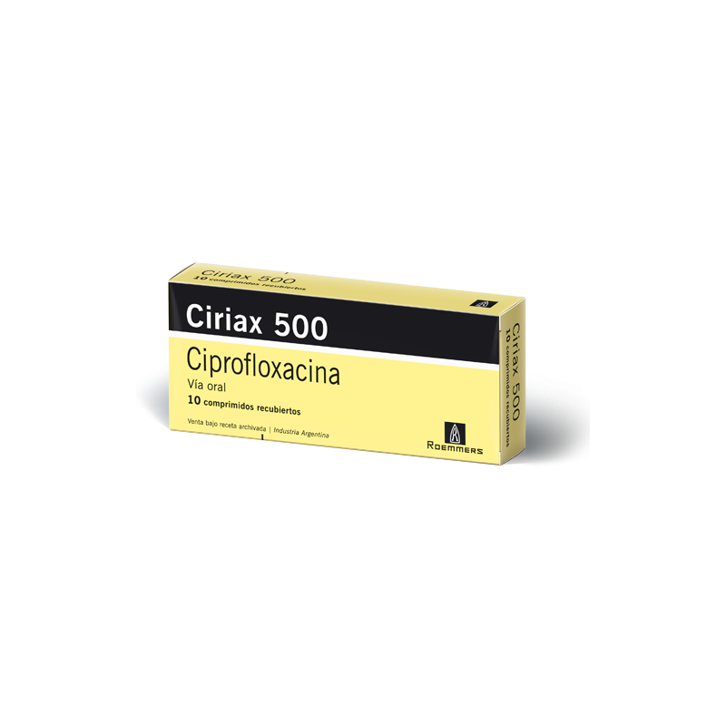 CIPROFLOXACINA 500MG (10 tabletas)